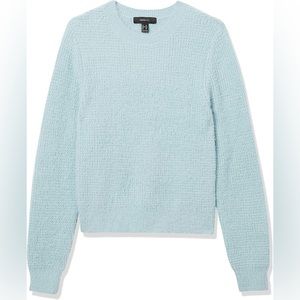 F21+ Fuzzy Light Blue Sweater
